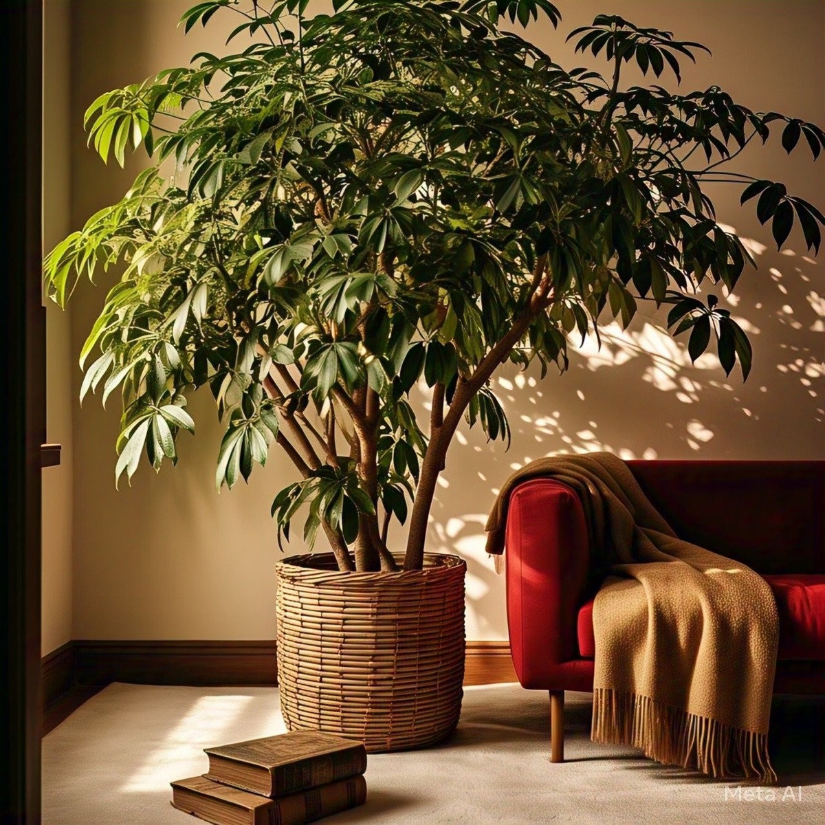 Cây ngũ gia bì – “cây tiền” hút tài lộc tứ phương: Đây là loại cây được mệnh danh là "cây tiền", có lá xòe như bàn tay, tượng trưng cho việc thu hút tài lộc từ mọi hướng, rất được yêu thích.