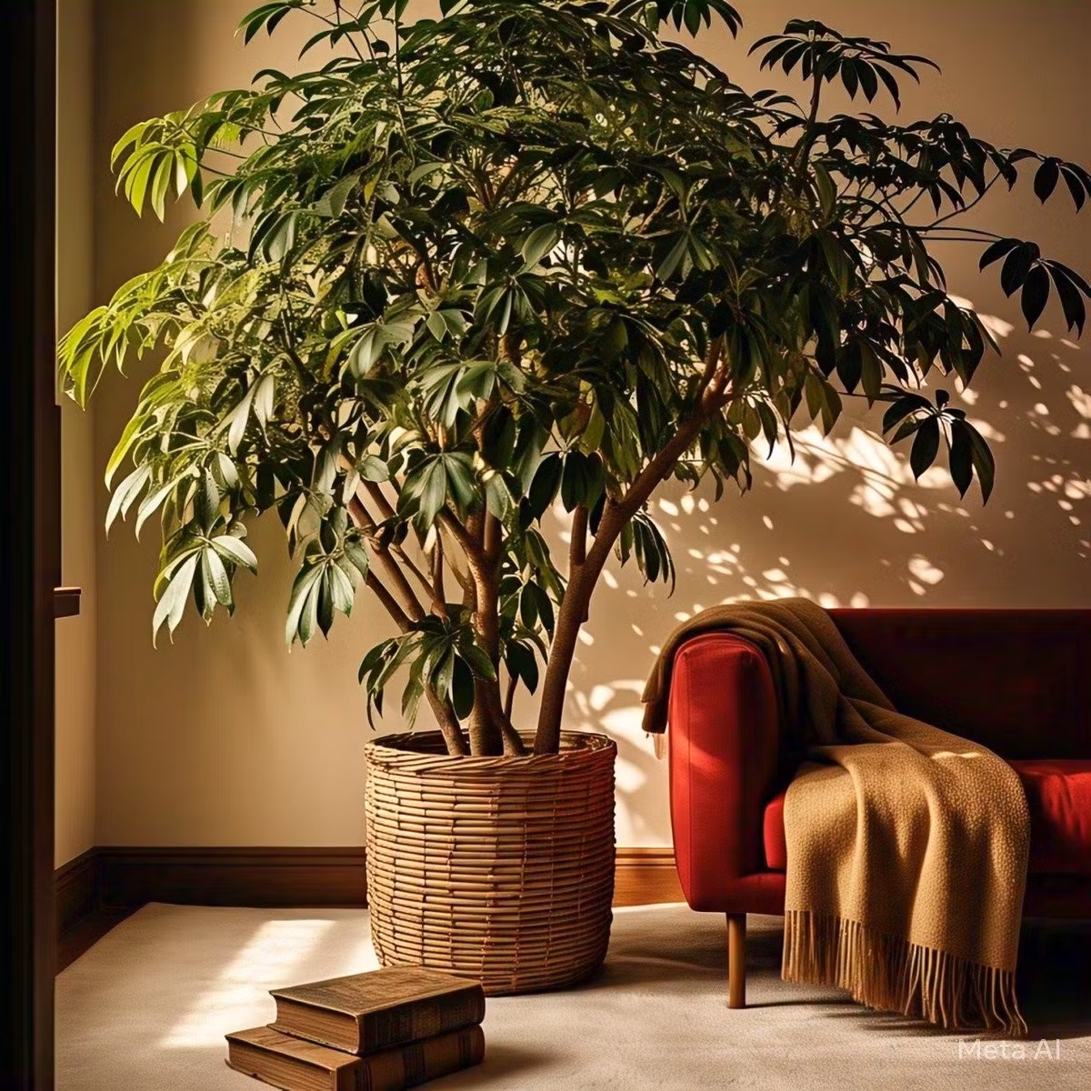 Cây ngũ gia bì – “cây tiền” hút tài lộc tứ phương: Đây là loại cây được mệnh danh là "cây tiền", có lá xòe như bàn tay, tượng trưng cho việc thu hút tài lộc từ mọi hướng, rất được yêu thích.