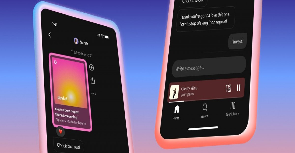 Spotify đã chính thức bổ sung dịch vụ nhắn tin nội bộ mang tên Messages.
