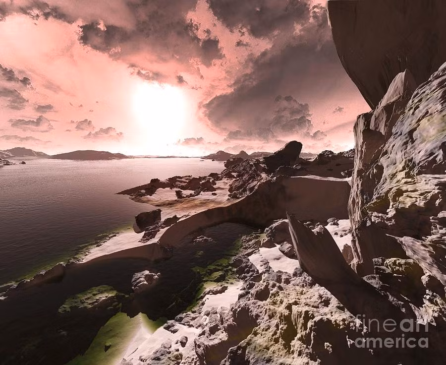 Nhờ kính viễn vọng James Webb, các nhà khoa học đã xác nhận hành tinh này có bầu khí quyển cực kỳ độc hại. (Ảnh:Science Photo Gallery)