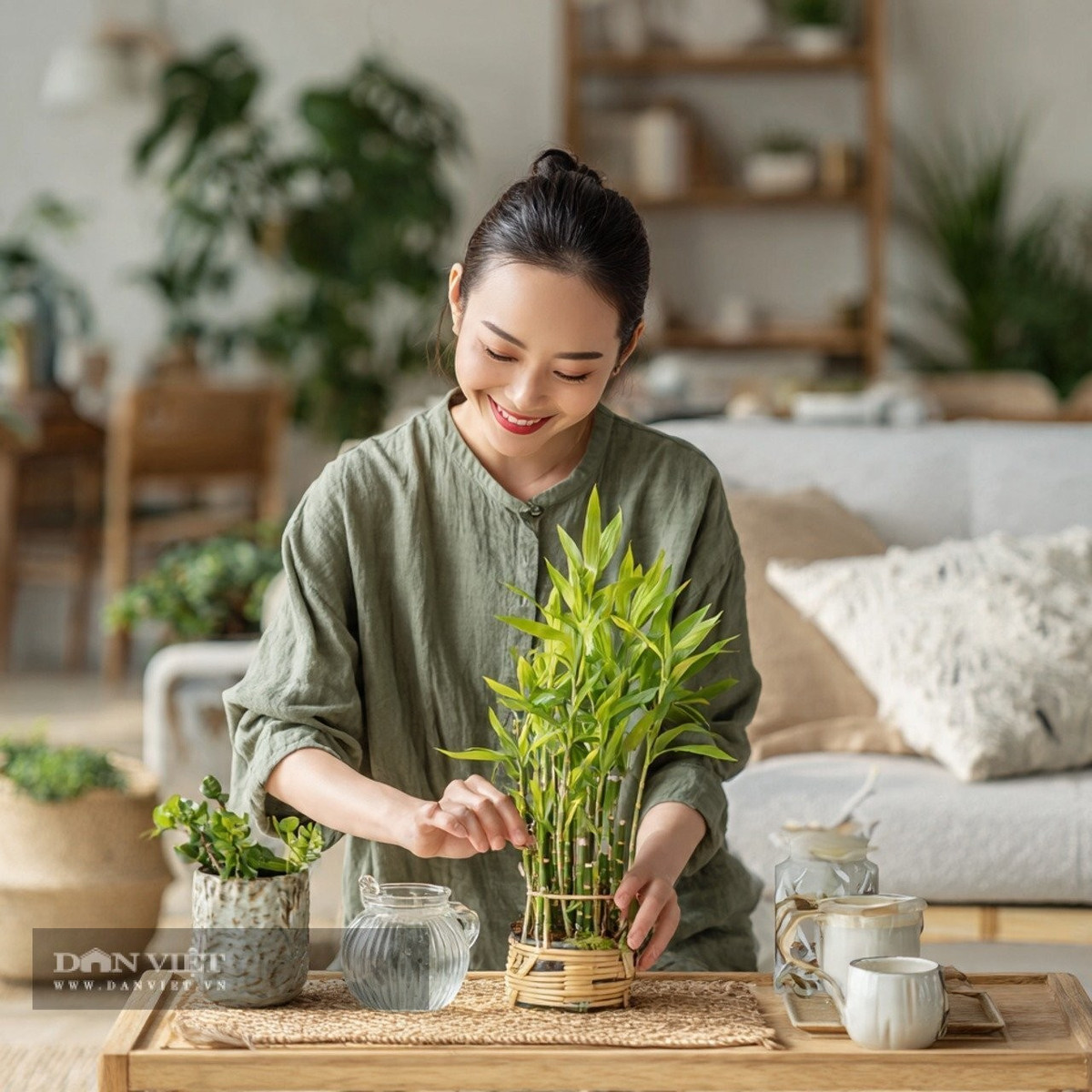 Với dáng đứng thẳng, lá xanh bóng, cây phát tài phát lộc mang đến vẻ thanh tao, tượng trưng cho sự nghiệp thăng tiến và vận khí hanh thông. Đặt ở cửa ra vào, phòng khách hay văn phòng giúp tạo không gian tươi mát và cân bằng sinh khí.