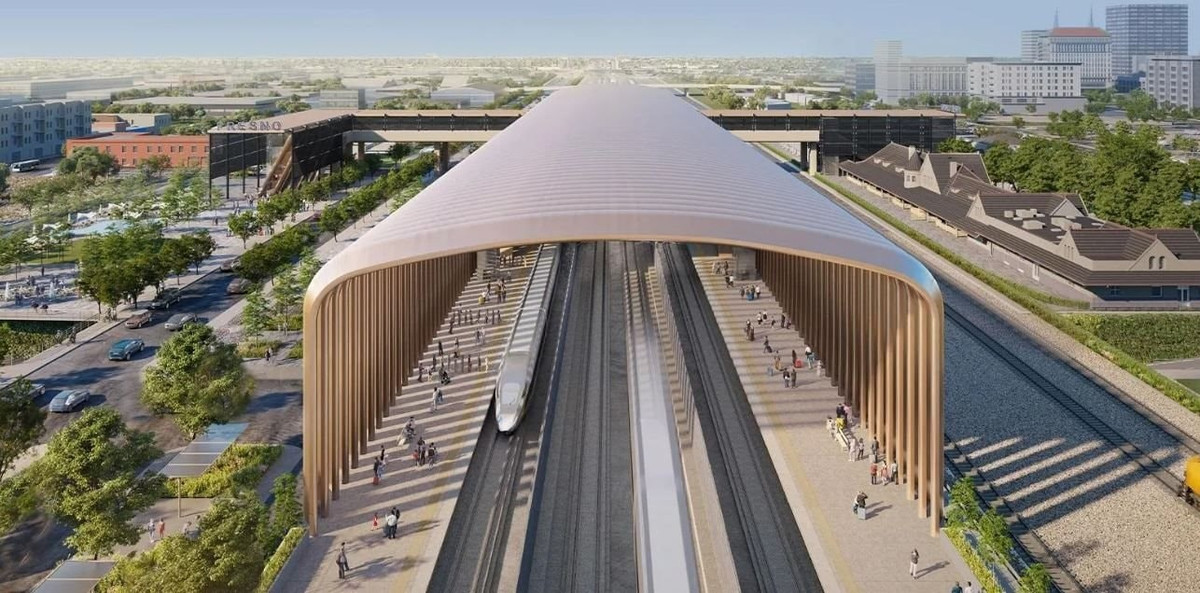 Dự án đường sắt cao tốc California (California High-Speed Rail – HSR) từng được kỳ vọng nối liền San Francisco với Los Angeles.