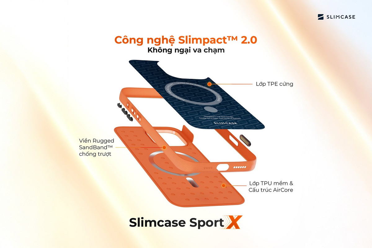 Sự kết hợp giữa thẩm mỹ và công nghệ giúp Slimcase chinh phục nhóm người dùng điện thoại cao cấp.