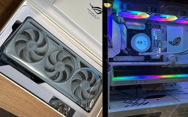 Tuy nhiên vài ngày sau, chiếc RTX 5080 phiên bản màu trắng vẫn bất ngờ được giao tận nhà.