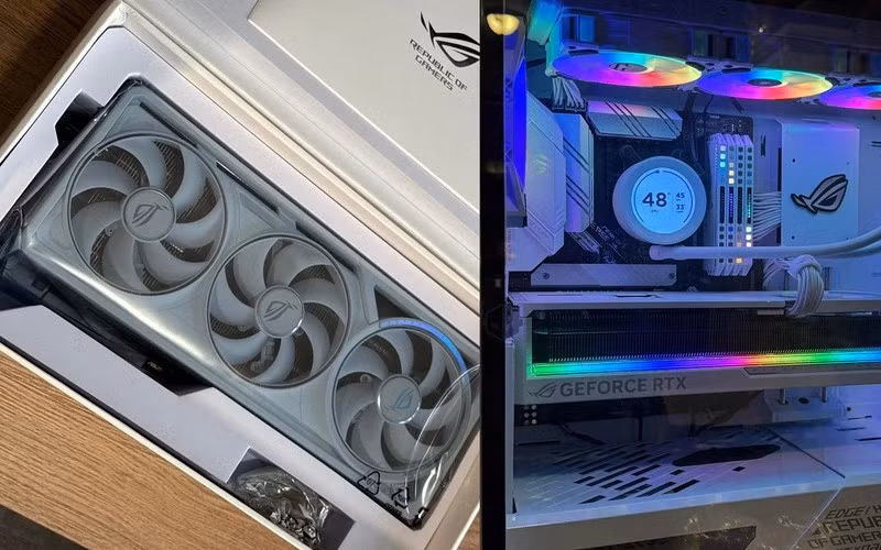 Tuy nhiên vài ngày sau, chiếc RTX 5080 phiên bản màu trắng vẫn bất ngờ được giao tận nhà.