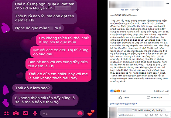 Bà nội đặt tên cháu, nàng dâu chê “quê”, phản ứng của chồng mới đáng nói Ba noi dat ten chau, nang dau che “que”, phan ung cua chong moi dang noi