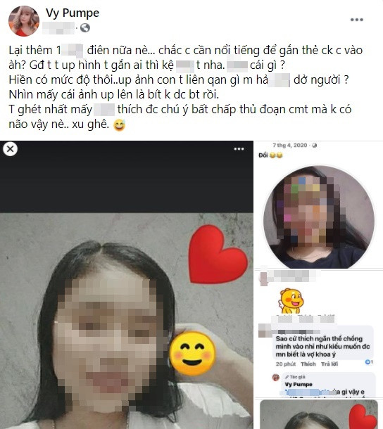 Thích “tag” tên chồng trên MXH, vợ Mạc Văn Khoa bị mỉa mai - Hình 2 Thich “tag” ten chong tren MXH, vo Mac Van Khoa bi mia mai-Hinh-2