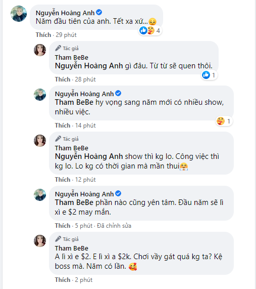 “Tình tin đồn” lì xì Hoàng Anh 2.000 USD chẳng cần nghĩ ngợi - Hình 3 “Tinh tin don” li xi Hoang Anh 2.000 USD chang can nghi ngoi-Hinh-3