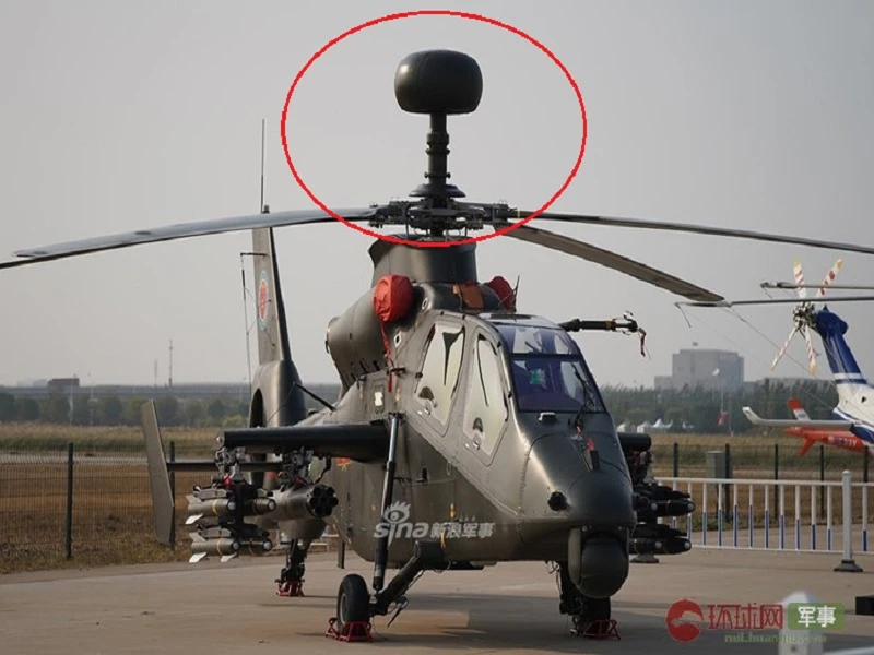 Chi tiết lạ trên trực thăng tấn công nguy hiểm nhất Trung Quốc WZ-19