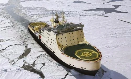 Sức mạnh khủng khiếp tàu phá băng hạt nhân mới nhất Nga