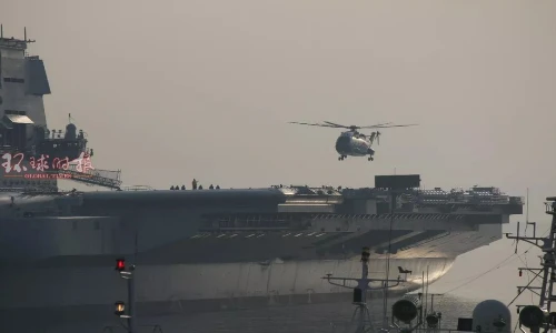 Trung Quốc "khai trương" tàu sân bay Type 001A với trực thăng Z-18