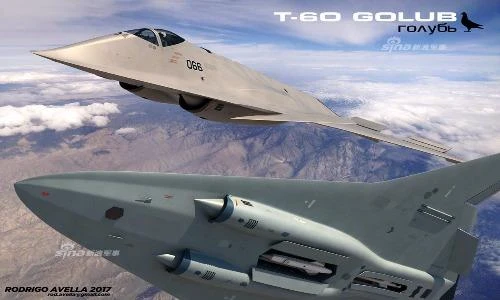 Choáng với thiết kế chiến đấu cơ thế hệ 6 của Nga