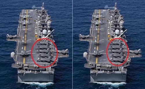Choáng với dàn F-35 "xếp hàng ngay ngắn" trên tàu đổ bộ tấn công Mỹ