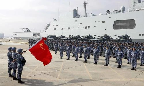 Căng thẳng cảnh HQĐB Trung Quốc tập trận lớn đầu năm