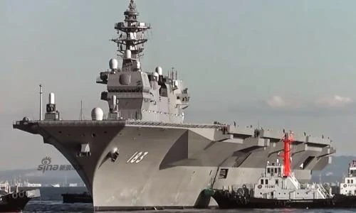 Sức mạnh tàu sân bay trực thăng Nhật mới tới Cam Ranh