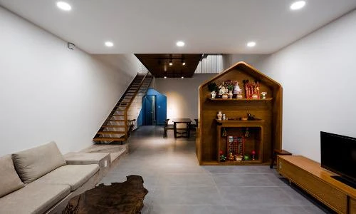 Căn nhà phố thiết kế đơn giản nhưng "nổi loạn" ở Sài Gòn