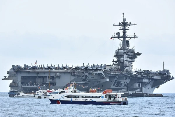 Sau khi thăm Việt Nam, tàu sân bay Mỹ ở Biển Đông khiến Trung Quốc lo ngại