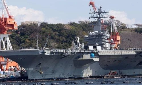 Cực kỳ căng thẳng hai tàu sân bay Mỹ đã ở Nhật-Hàn