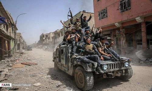 Lực lượng cảnh sát Iraq ở Mosul sau ngày giải phóng
