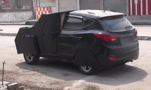 Khó đỡ xe bọc thép mới của phiến quân IS ở Syria