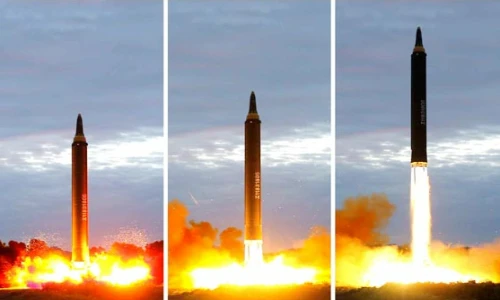 Lộ diện tên lửa sẽ mang đầu đạn hạt nhân Triều Tiên