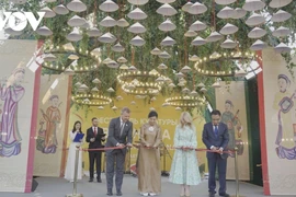 Phu nhân Ngô Phương Ly dự khai mạc Lễ hội văn hóa Việt Nam tại Moscow 