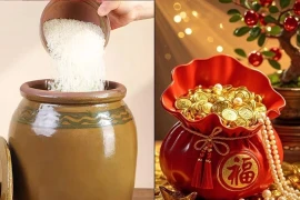 Đặt hũ gạo đúng chỗ phong thủy, tiền tài kéo đến bất tận