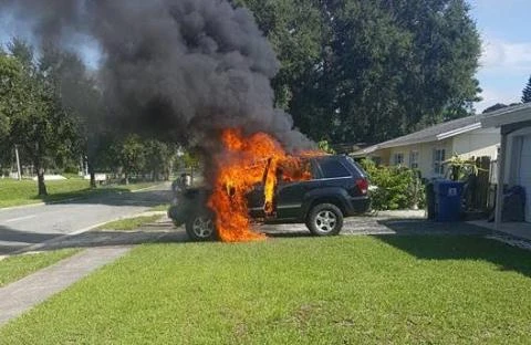 Kinh hoàng: Galaxy Note 7 khiến cả một chiếc ô tô phát nổ