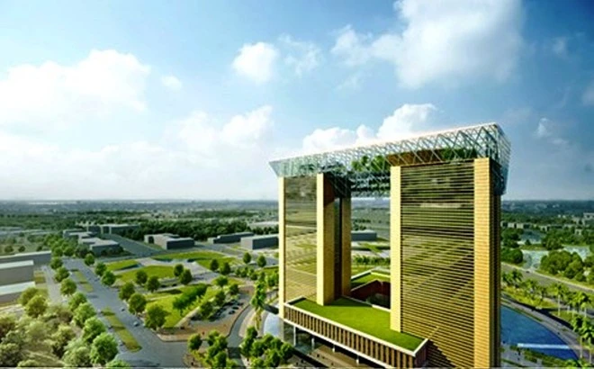Thiết kế trung tâm hành chính 2.000 tỷ ở Cần Thơ