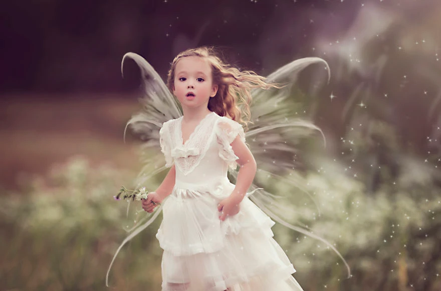 Bộ ảnh em bé thiên thần trong thế giới cổ tích tuyệt đẹp