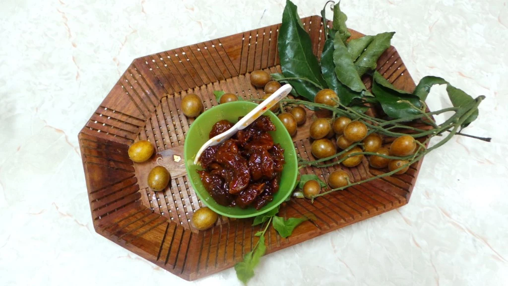 Cách làm mứt hồng bì dẻo ngon chữa ho