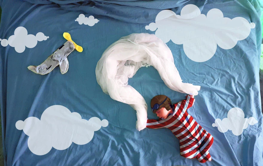 Bộ ảnh giấc mơ của bé hút hồn người xem