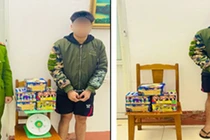 Công an xã ở Phú Thọ bắt giữ đối tượng vận chuyển 9kg pháo hoa nổ