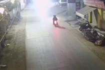 Phóng xe 'thông' chốt, hai học sinh ở Cao Bằng bị xử phạt 17 triệu