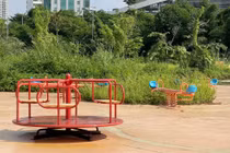 Nhếch nhác công viên hồ điều hòa 744 tỷ ở Hà Nội