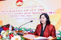 Bà Bùi Thị Minh Hoài nhấn mạnh quan điểm "dân là gốc”
