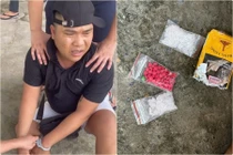 Bị công an bắt quả tang khi mua bán ma túy ở quốc lộ 18