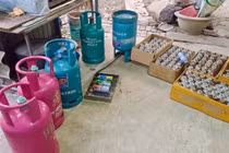 Thái Nguyên phát hiện cơ sở sang chiết gas trái phép