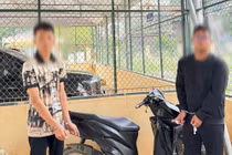 Bắt hai đối tượng vờ mua xe máy rồi cướp tài sản