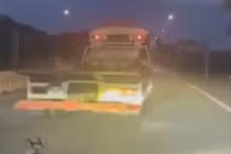 Xử phạt tài xế xe cứu hộ cố tình cản trở xe phía sau tại Bắc Ninh