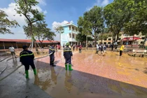 Trường học ở Bắc Ninh dọn dẹp sau lũ, chuẩn bị đón học sinh