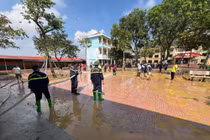 Trường học ở Bắc Ninh dọn dẹp sau lũ, chuẩn bị đón học sinh trở lại