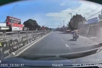 Cục CSGT thông tin người điều khiển xe máy công vụ vi phạm giao thông