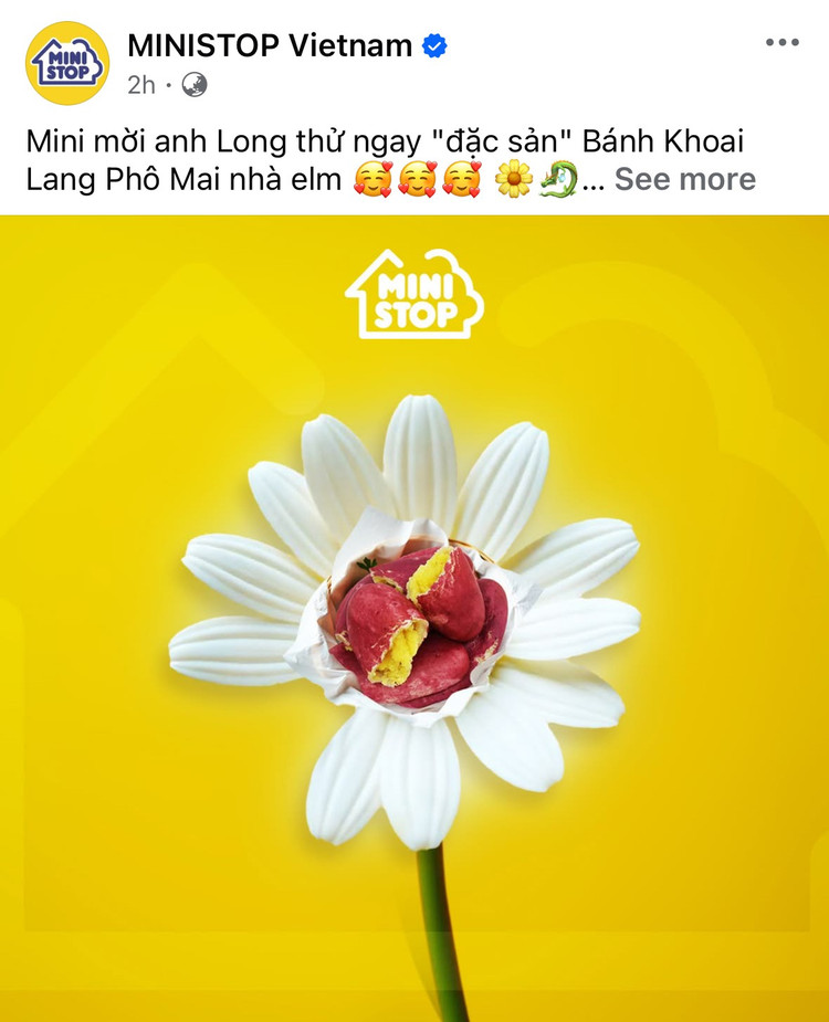 Thương hiệu này khéo lồng ghép món ăn đặc trưng của quán với hình ảnh chiếc lightstick hoa cúc. anhlong-3.jpg