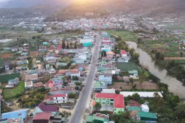 Một góc của xã Đơn Dương, tỉnh Lâm Đồng.