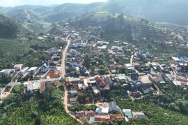 Một góc của xã Phú Sơn Lâm Hà, tỉnh Lâm Đồng.