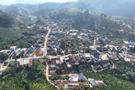 Một góc của xã Phú Sơn Lâm Hà, tỉnh Lâm Đồng.