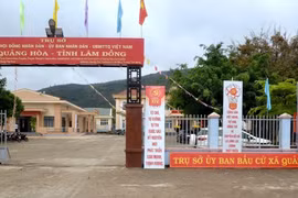 Trụ sở UBND xã Quảng Hòa, tỉnh Lâm Đồng.