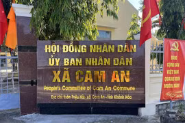Trụ sở UBND xã Cam An, tỉnh Khánh Hòa.