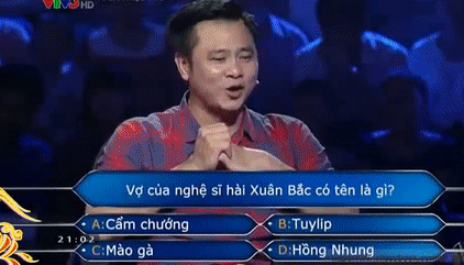 Nghệ sĩ hài hước, trả lời đúng nhiều nhất ở "Ai là triệu phú" Nghe si hai huoc, tra loi dung nhieu nhat o